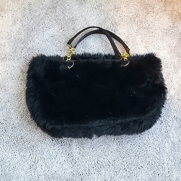 Large Faux Fur Tote Bag - Picture 1 of 3